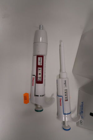 7 stk. pipetter SARTORIUS, THERMO SCIENTIFIC