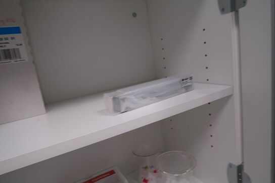 Mikroskop slides CORNING, glaskobler, plastikbægre m.m.