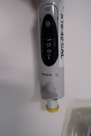 Stativ med 5 stk. pipetter THERMO SCIENTIFIC, SARTORIUS