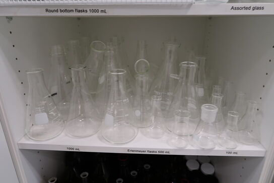 Div. Beakers, kolber, flasker m.m.