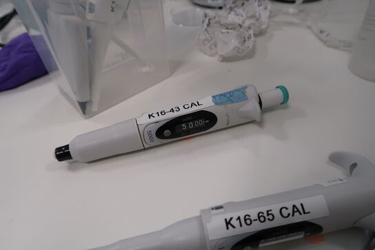 7 stk. pipetter SARTORIUS, THERMO SCIENTIFIC