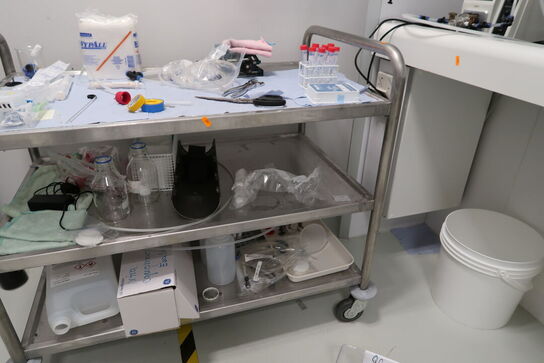 Opbevaringsvogn uden indhold