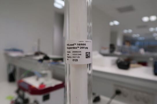 Stativ med column HILOAD 16/600 SUPERDEX 200 PG