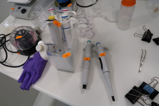 7 stk. pipetter SARTORIUS, THERMO SCIENTIFIC
