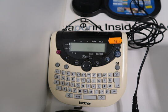 3 stk. labelprintere DYMO, BROTHER