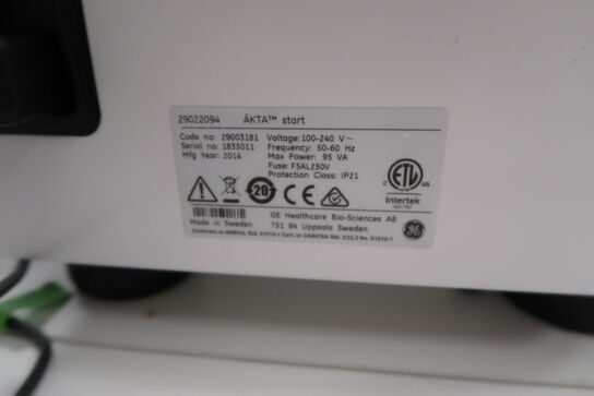 Chromatography system GE HEALTHCARE ÄKTAtm Start
