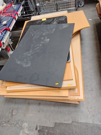 Palle med bordplader, assorterede