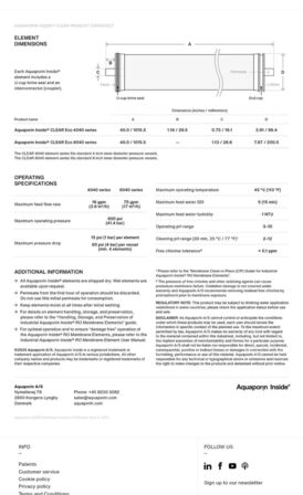 20 stk. CLEAR ECO 8040-440 AQUAPORION Inside