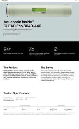 18 stk. CLEAR ECO 8040-440 AQUAPORION Inside