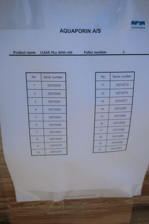20 stk. CLEAR PLUS 8040-440 AQUAPORION Inside