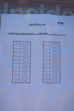 20 stk. CLEAR PLUS 8040-440 AQUAPORION Inside
