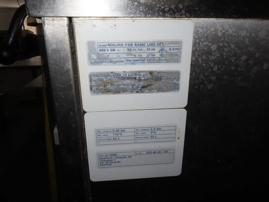 Kogekar 80L - ZANUSSI BOILING PAN BASIC LINE