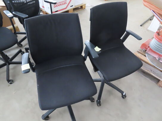 2 stk. kontorstole