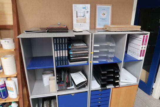 4 stk. reoler uden indhold