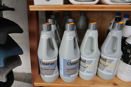 Hylde med div. Plejemidler