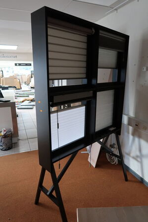 Stativ med div. Markiser m.m.