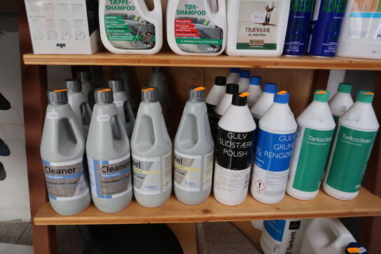 Hylde med div. Plejemidler