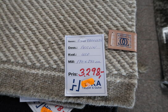 Gulvtæppe BERLIN Uld