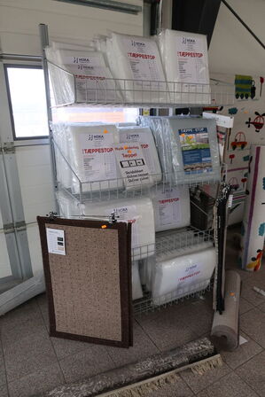 Stativ med div. Tættestop m.m.