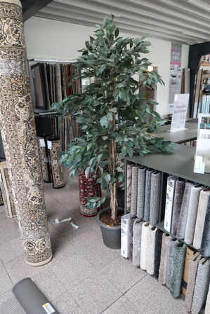 Kunstig plante i krukke