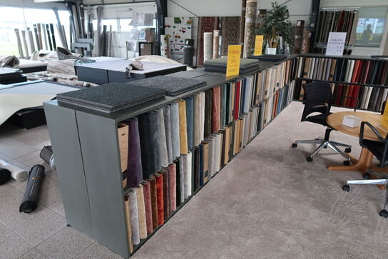 6 stk. reoler med div. Prøver