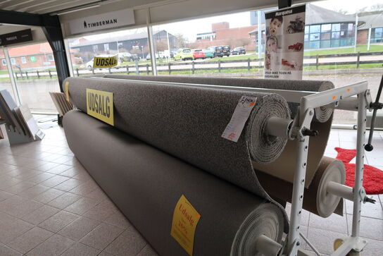 Rulle gulvtæppe MARQUESA WEAVE Sort Synt