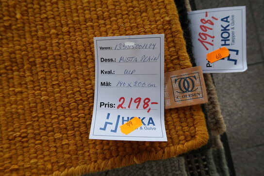 Gulvtæppe MISTA PLAIN Uld