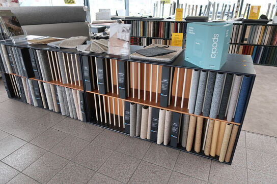 4 stk. reoler med div. Prøver