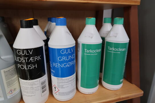 Hylde med div. Plejemidler