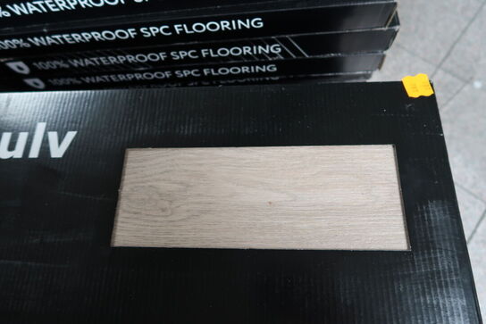 15 pakker gulvplanker UNIKA Plankegulv SPC Klik m. kort bagside