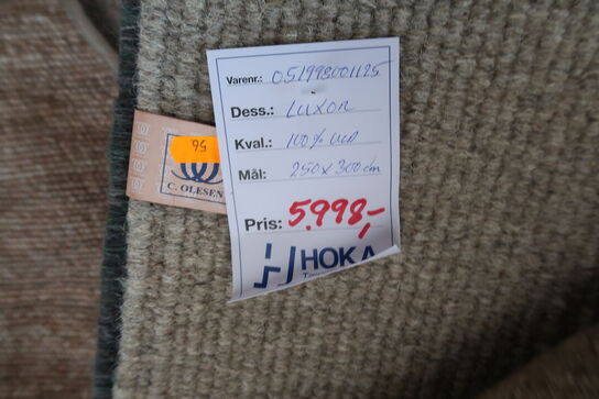 Gulvtæppe LUXOR Uld