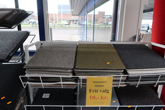 Stativ med div. måtter