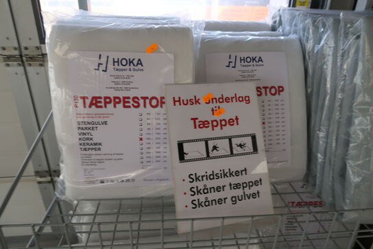 Stativ med div. Tættestop m.m.