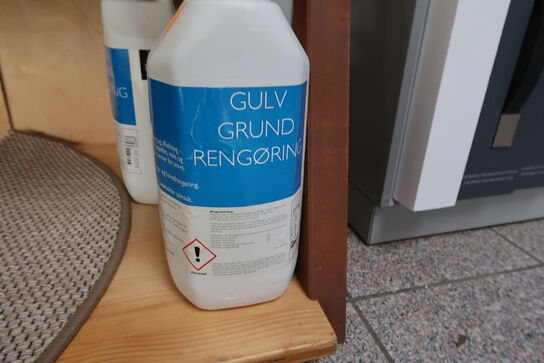 Hylde med div. Plejemidler