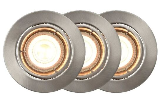 5 stk. nordlux carina smart m. app styring 3-kit børstet nikkel(ubrugt)