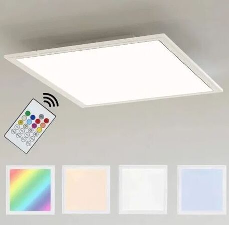 5 stk. briloner led rbb panel m. remote 29,5 cm(ubrugt)