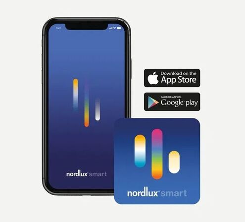 5 stk. nordlux carina smart m. app styring 3-kit børstet nikkel(ubrugt)