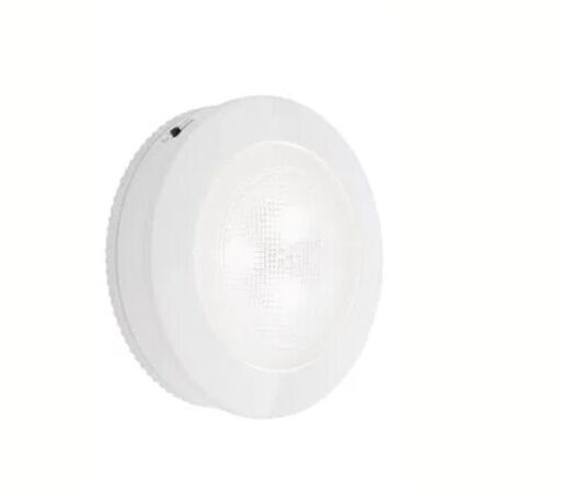 5 stk briloner batteri lampe push hvid(ubrugt)