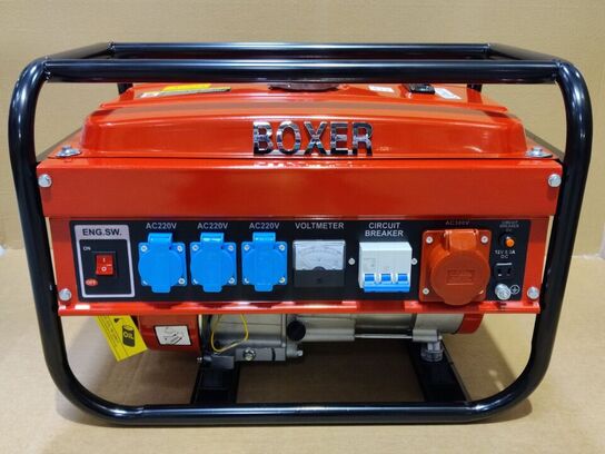 Generator med 6.5 hk benzin motor.