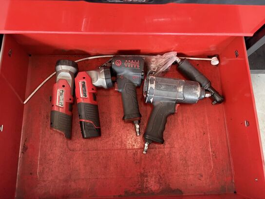 Værkstedsrullebord med indhold KS TOOLS