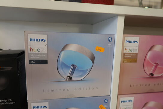Bordlampe PHILIPSHUE Iris Silver Limited Edition