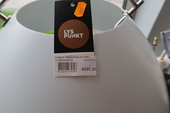 Pendel HANS J. WEGNER HJW37 Hejsependel Hvid