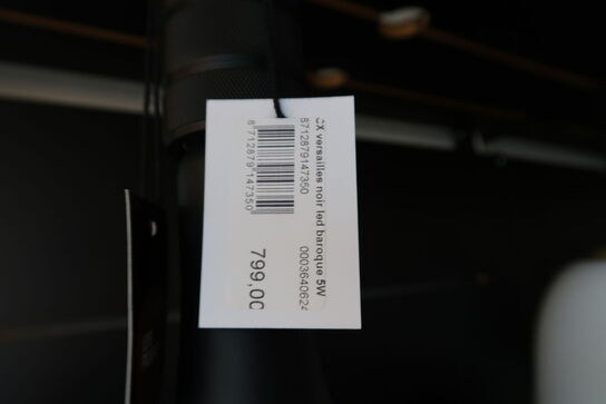 Pendel CX VERSAILLES Noir Led Baroque