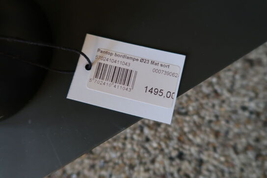 Bordlampe VERNER PANTON Pantop Ø23 Matsort