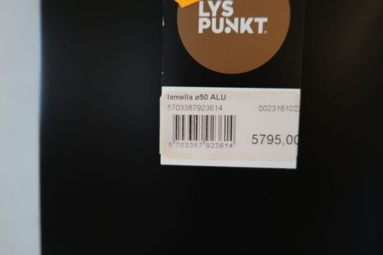 Væglampe LE KLINT Lamella Ø50 Alu