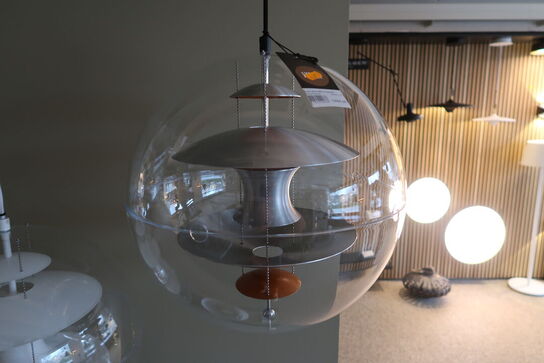 Pendel VERNER PANTON Verpan Globe Børstet Stål Ø40