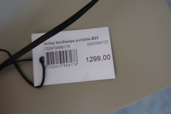 Bordlampe VERNER PANTON Pantop Portable Ø23