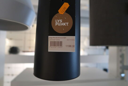 Pendel HERSTAL Edge M Hvid E27