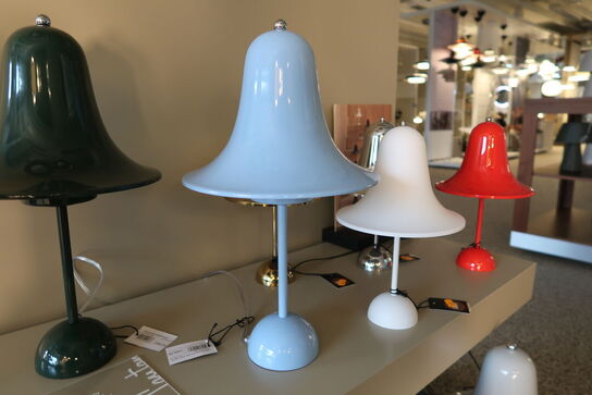 Bordlampe VERNER PANTON Pantop Ø23 Light Blue