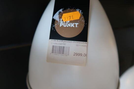 Pendel GUBI BL9 M Chrome/White